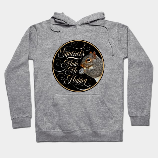 Squirrel Whisperer - funny squirrel lover Hoodie by eBrushDesign